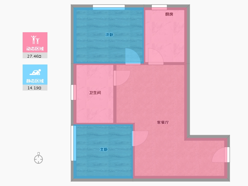 浙江省-金华市-云湖臻品-37.00-户型库-动静分区