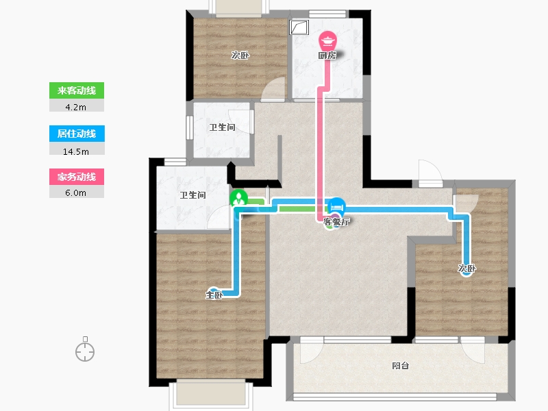 江苏省-南京市-大成汇文府-100.00-户型库-动静线