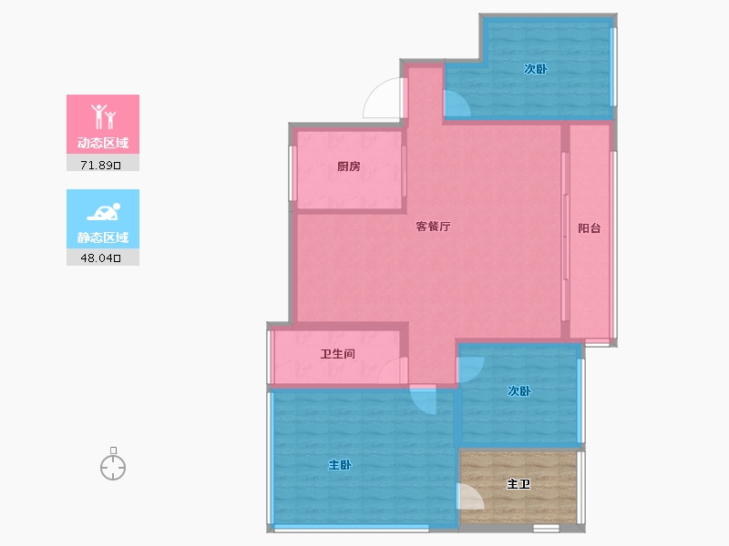 广东省-珠海市-横琴华发金融城·横琴玺-116.50-户型库-动静分区