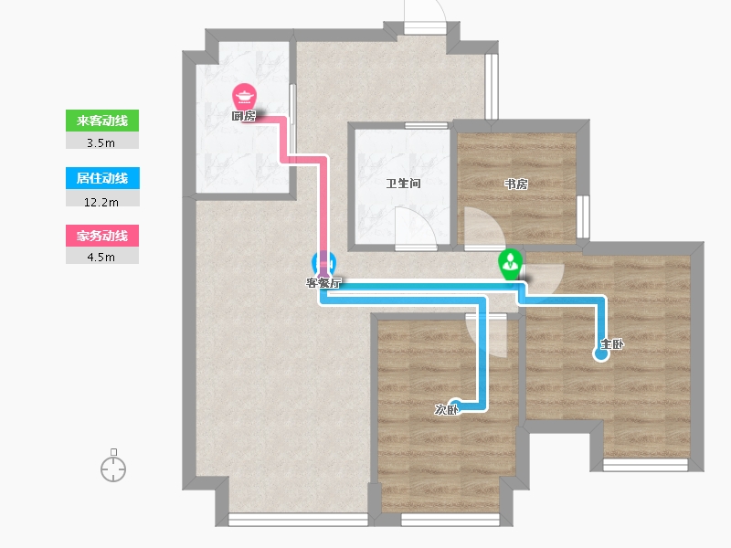 四川省-成都市-源上湾万融城三期-D区-60.26-户型库-动静线