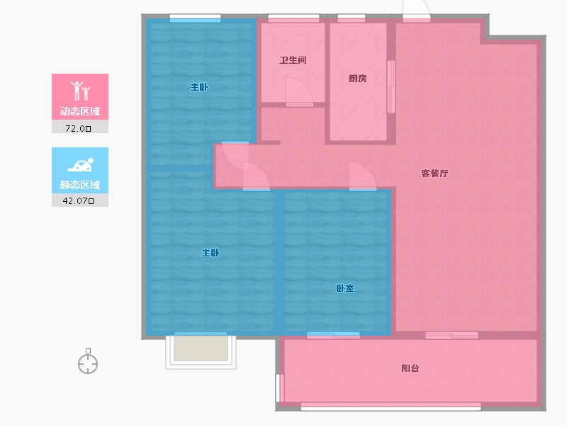 山东省-临沂市-联泰中心城-103.20-户型库-动静分区