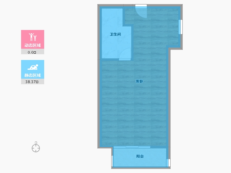 吉林省-延边朝鲜族自治州-嘉年华公馆·大千城二期-34.86-户型库-动静分区