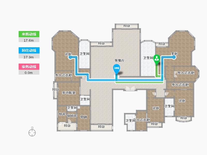 广东省-广州市-星河湾·半岛五號-610.67-户型库-动静线