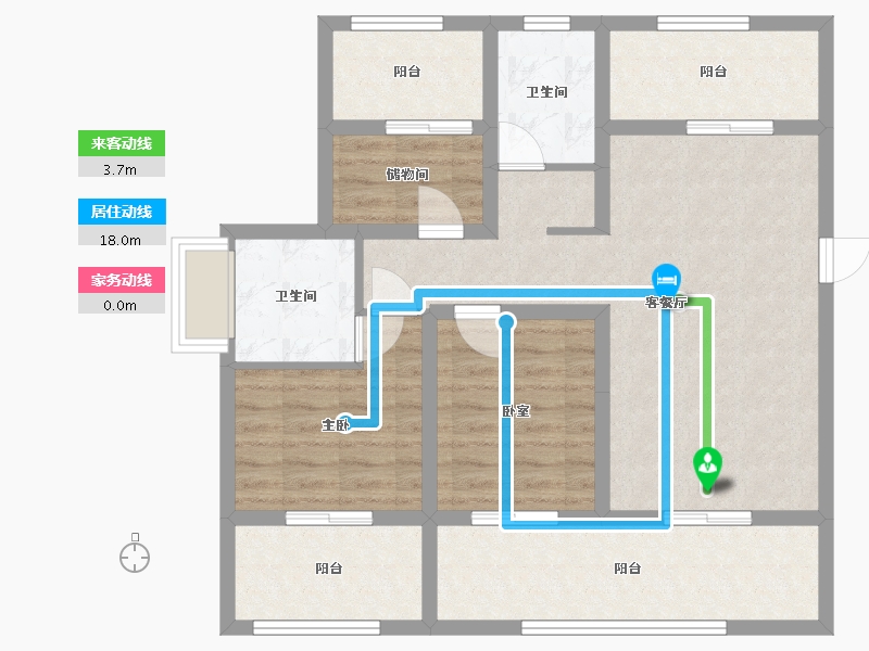 河南省-焦作市-远创郡望府-87.66-户型库-动静线