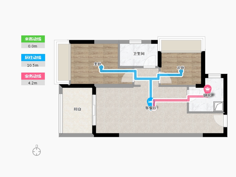 广东省-深圳市-华侨城·东岸雅居-55.78-户型库-动静线