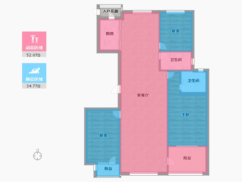 山东省-滨州市-富海观岳-79.99-户型库-动静分区