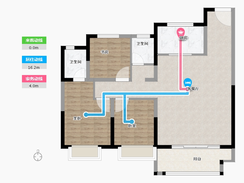 江苏省-常州市-旭辉都会江来-100.00-户型库-动静线