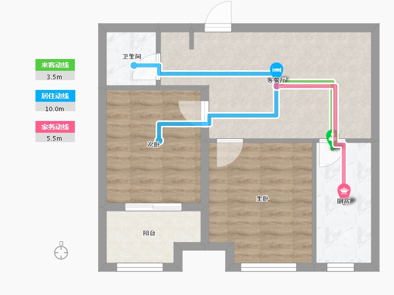 河北省-衡水市-金苑御京府-56.00-户型库-动静线