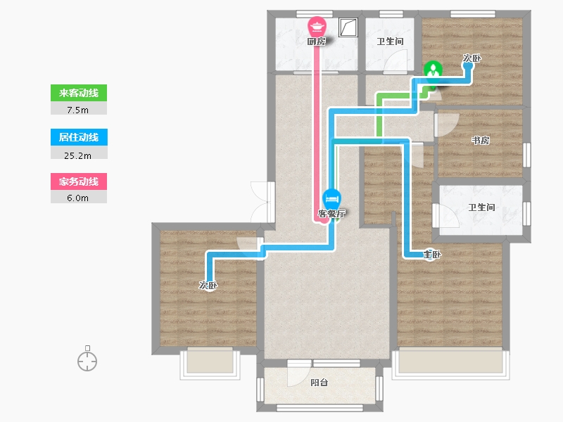 河北省-邯郸市-安联九都漫城-127.00-户型库-动静线