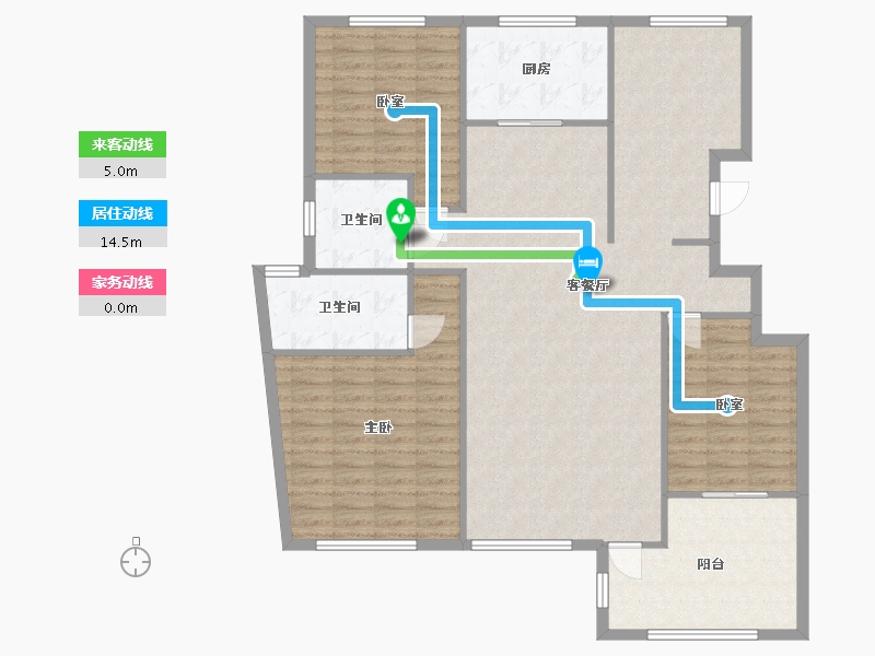 江西省-赣州市-锦绣新天地(工业三路)-136.00-户型库-动静线