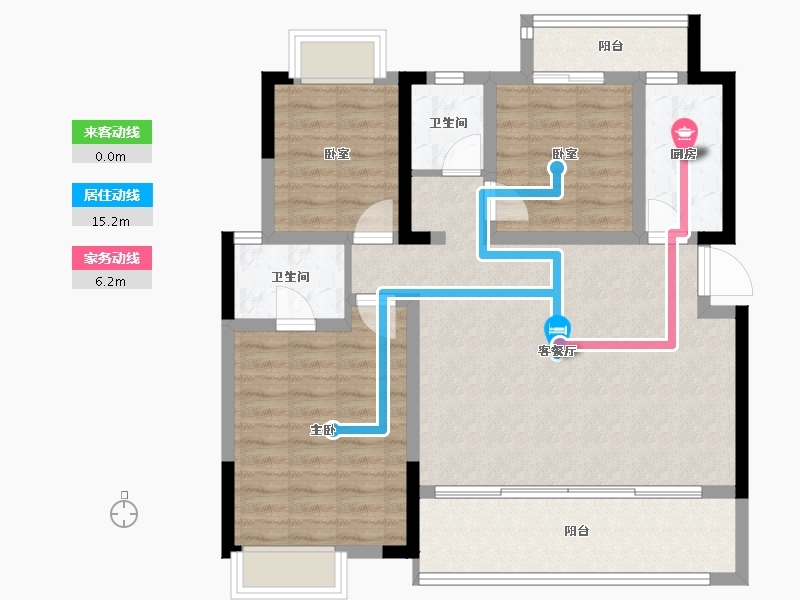 四川省-眉山市-川发芙蓉天府-89.89-户型库-动静线