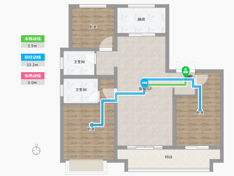 山西省-临汾市-光宇·誉品-99.20-户型库-动静线