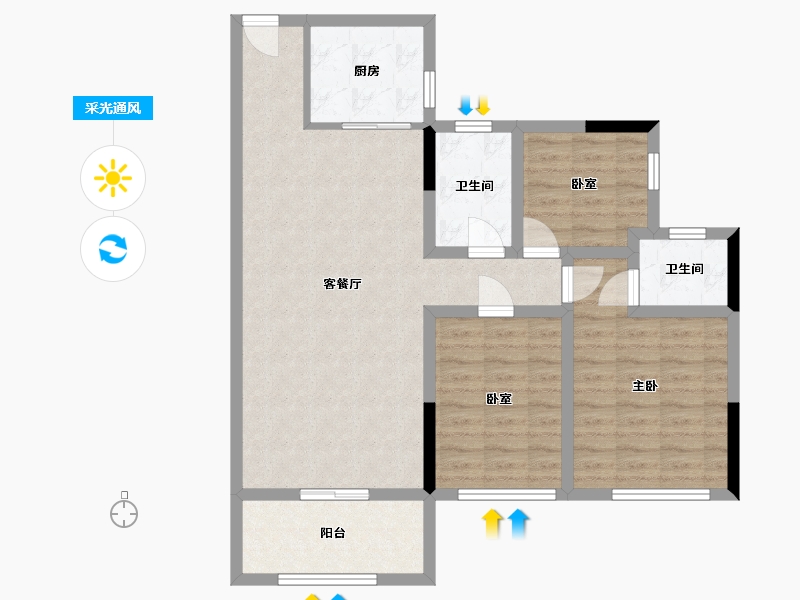 广东省-佛山市-永光-100.00-户型库-采光通风