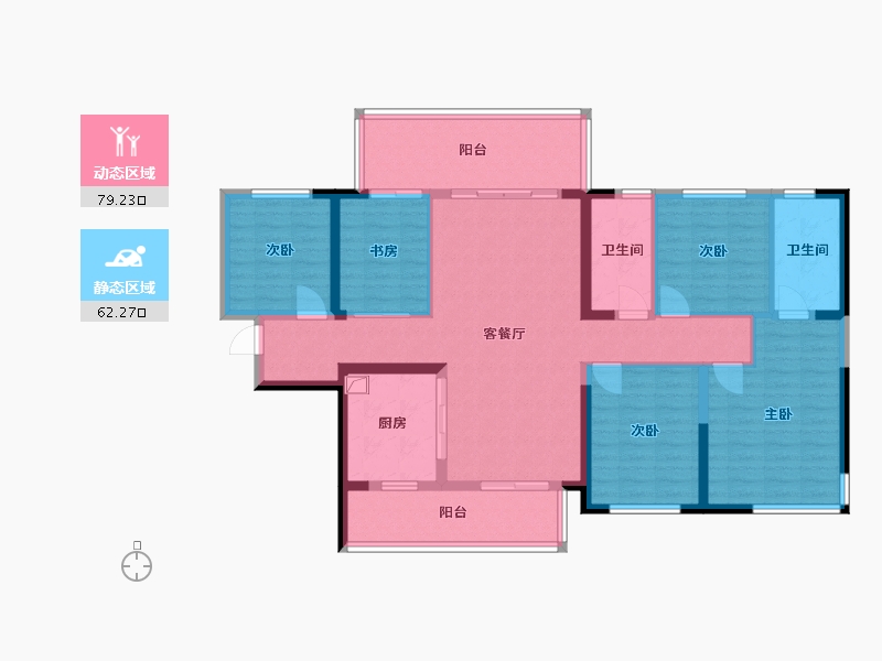 广西壮族自治区-玉林市-江语城-99.20-户型库-动静分区