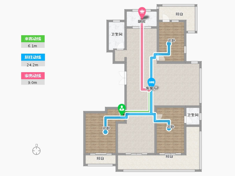 山东省-临沂市-北城花园-178.00-户型库-动静线