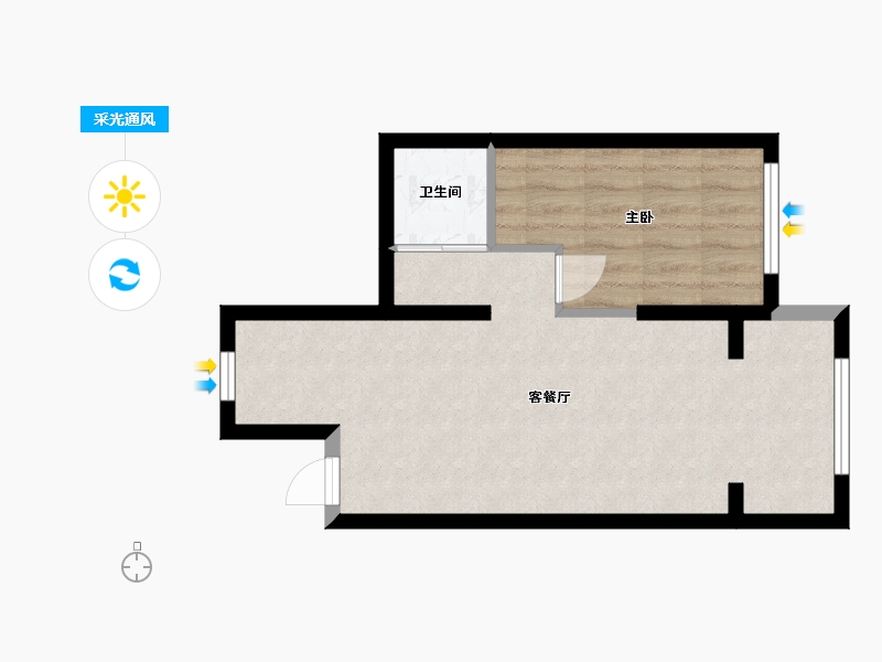 福建省-福州市-金地-48.00-户型库-采光通风