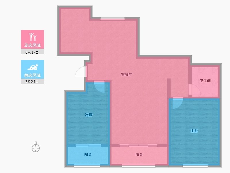 河北省-沧州市-信合城-90.00-户型库-动静分区