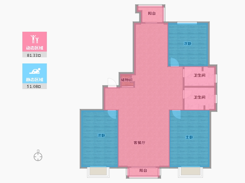 天津-天津市-新东方家园-140.00-户型库-动静分区