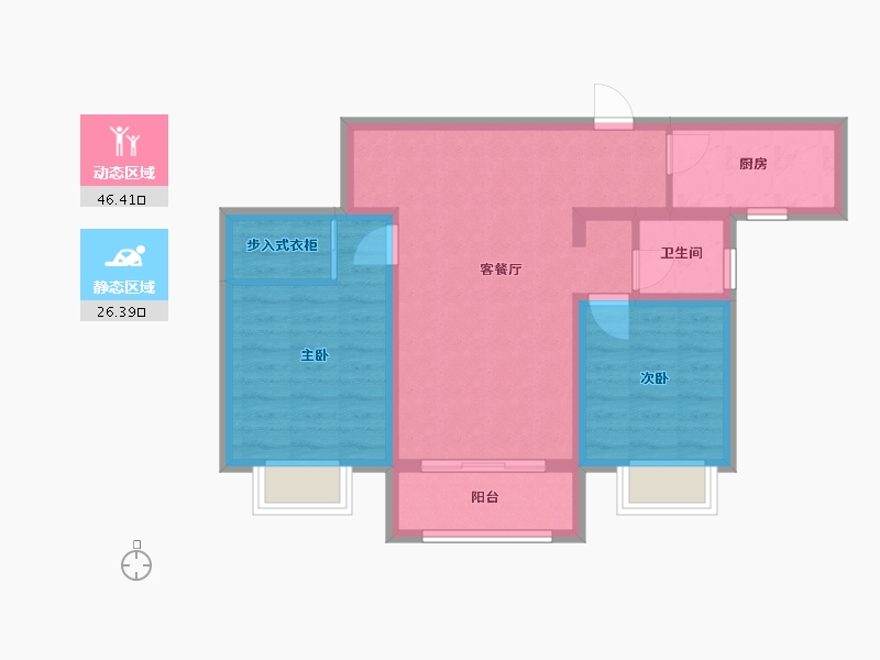 河北省-邯郸市-春华秋实小区-77.60-户型库-动静分区