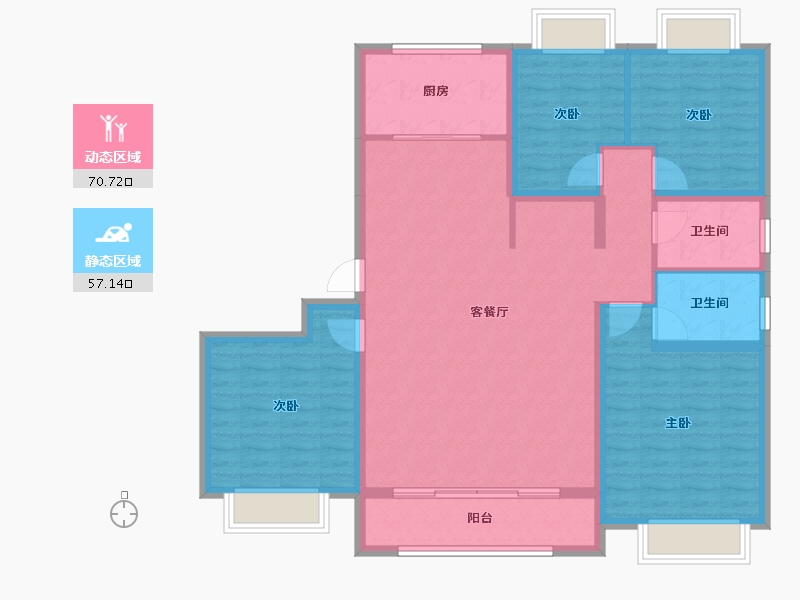 河北省-邯郸市-春华秋实小区-131.20-户型库-动静分区