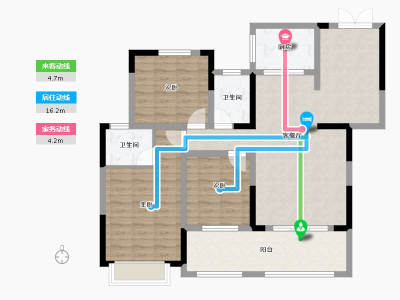 四川省-遂宁市-滨江河畔-南区-97.00-户型库-动静线