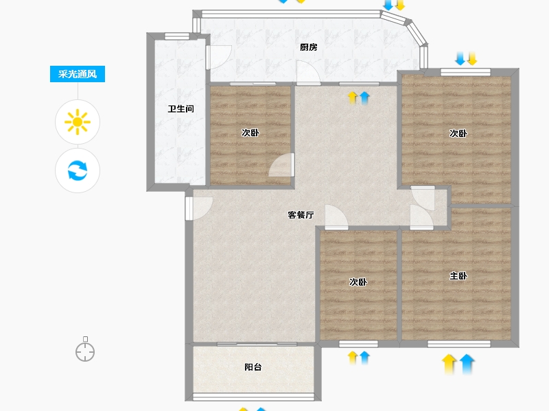 江西省-赣州市-安居工程-106.40-户型库-采光通风