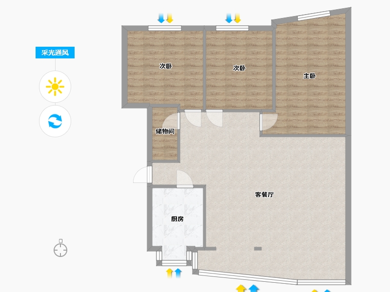 江西省-赣州市-安居工程-105.90-户型库-采光通风