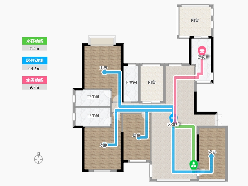 广西壮族自治区-防城港市-富森·领峰-190.40-户型库-动静线