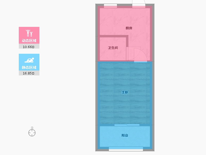 浙江省-杭州市-皮市巷-24.71-户型库-动静分区