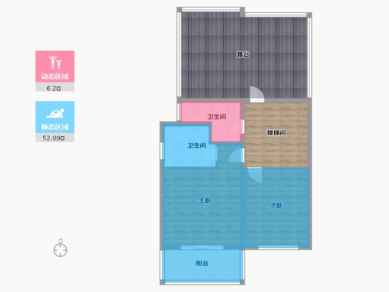 上海-上海市-大华锦绣四季-95.20-户型库-动静分区