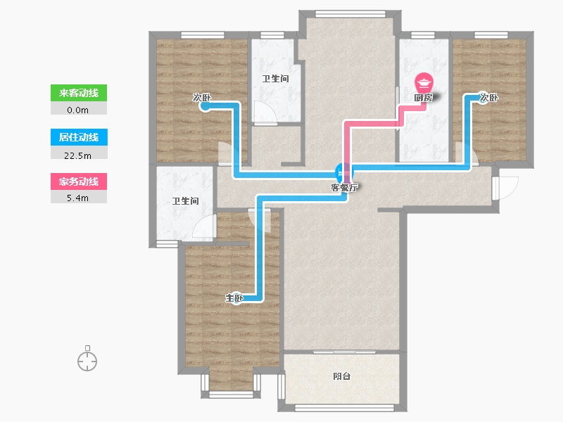 山东省-临沂市-城花园-96.00-户型库-动静线