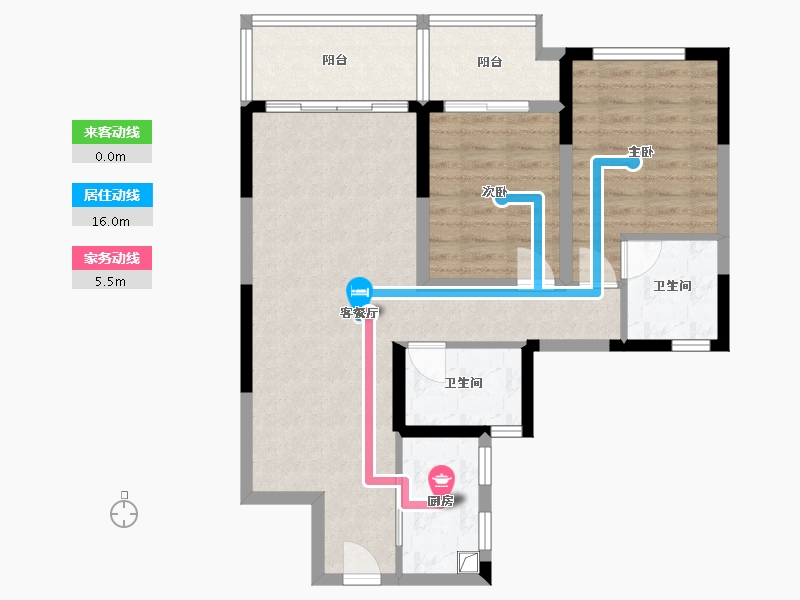 四川省-凉山彝族自治州-悦城国际-83.20-户型库-动静线