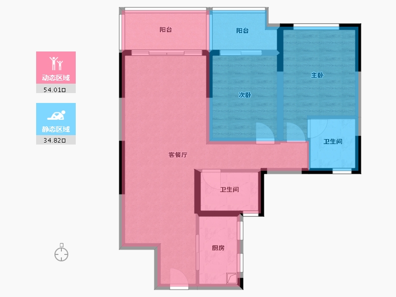 四川省-凉山彝族自治州-悦城国际-83.20-户型库-动静分区