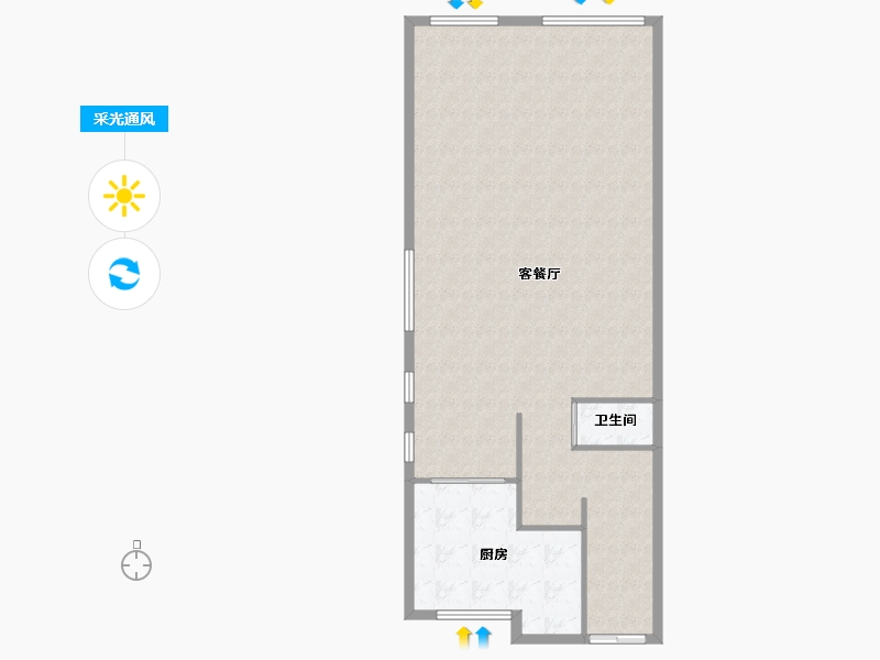 广西壮族自治区-河池市-世纪新城-96.00-户型库-采光通风