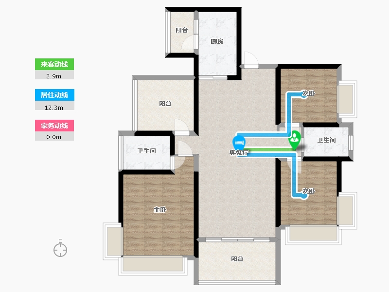 广东省-深圳市-信义·金御半山-143.00-户型库-动静线