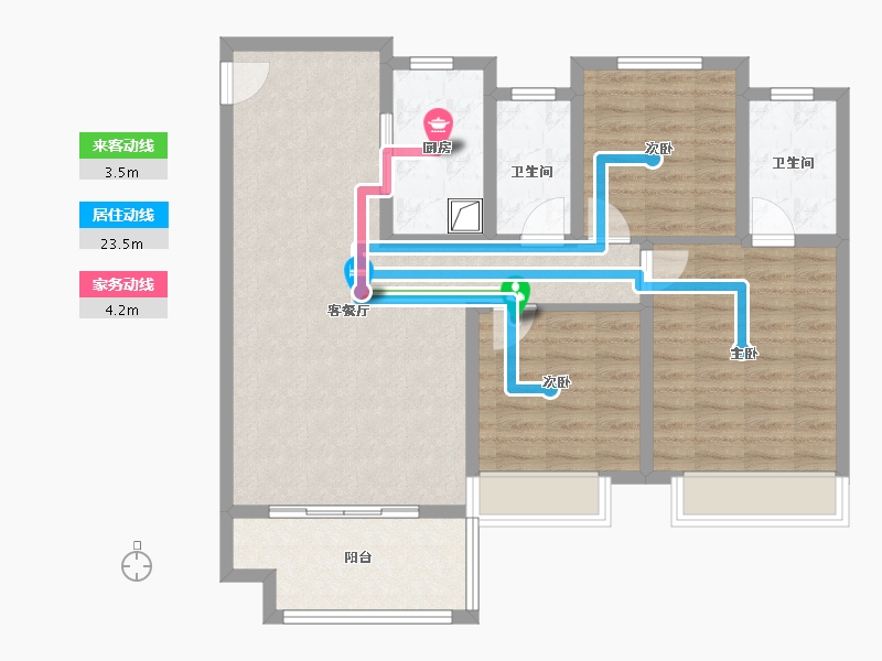 山东省-枣庄市-善国臻园-97.00-户型库-动静线