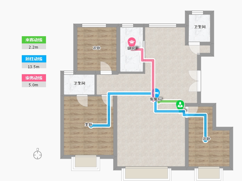 河北省-唐山市-水山樾城-100.00-户型库-动静线