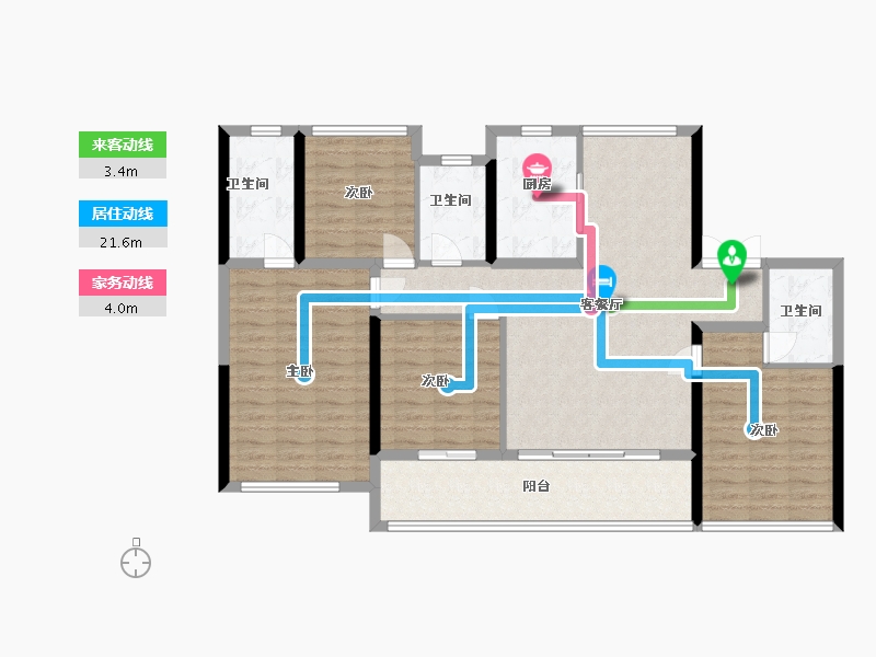 福建省-福州市-建发璟云-114.40-户型库-动静线