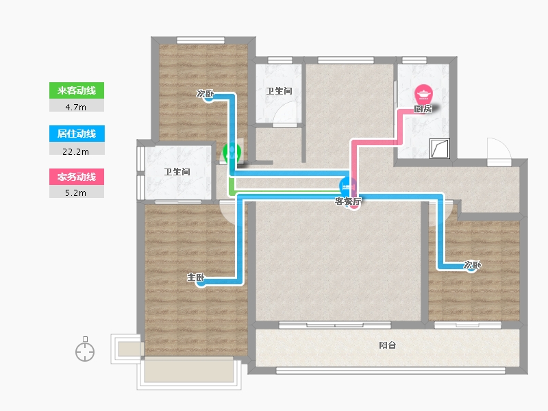 河北省-石家庄市-云澜悦府-117.60-户型库-动静线