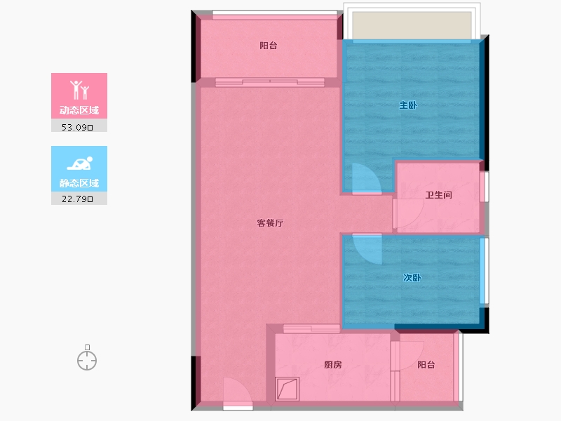 广东省-惠州市-文华豪庭-68.00-户型库-动静分区