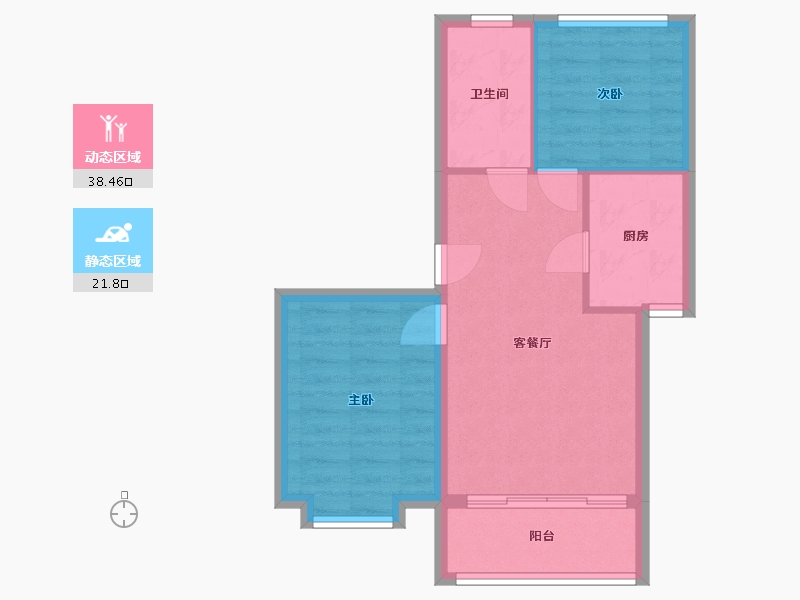 河北省-廊坊市-御东珺璟-65.00-户型库-动静分区