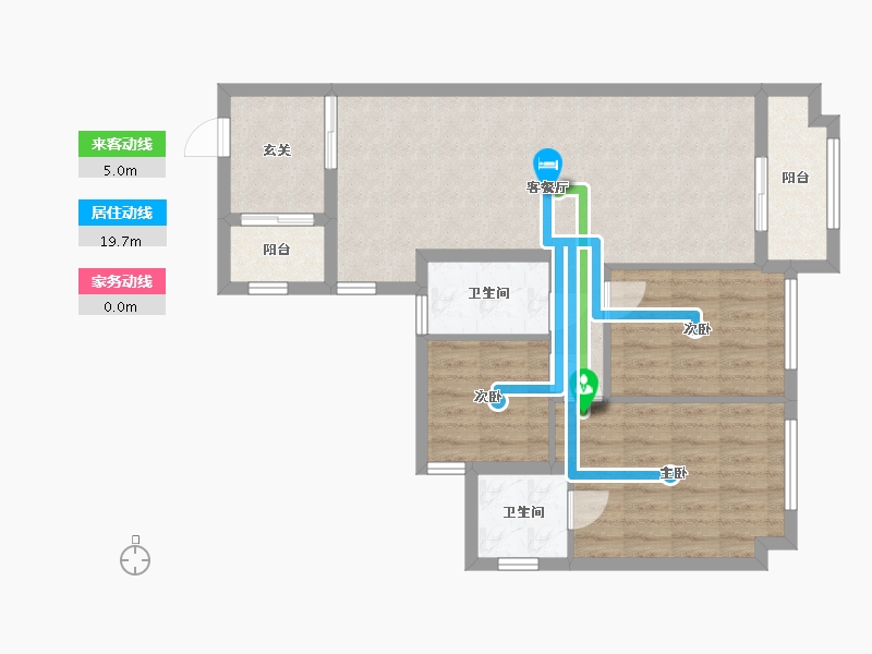 广东省-广州市-城投珠江天河壹品-80.74-户型库-动静线