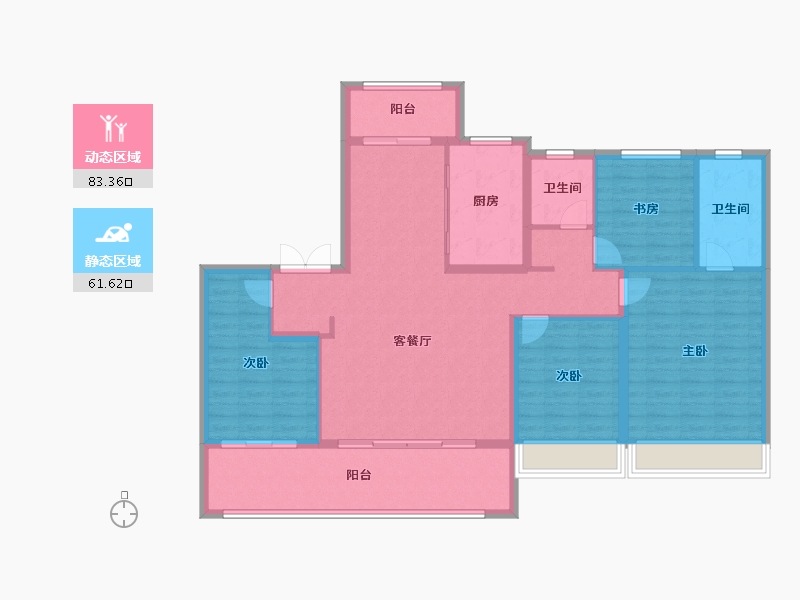 山东省-济南市-建发天玺-132.00-户型库-动静分区