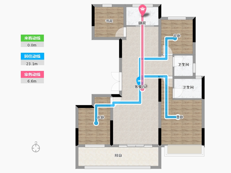 河南省-济源市-润和园-113.60-户型库-动静线