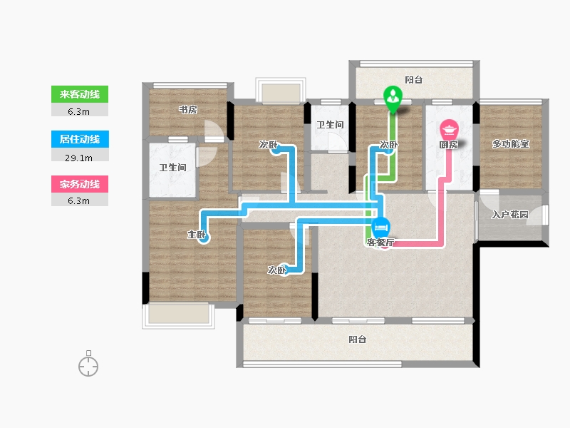 广西壮族自治区-柳州市-麓湖公园-112.80-户型库-动静线