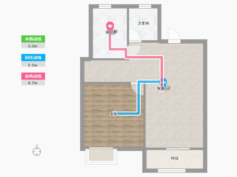 江苏省-苏州市-苏杭之星-103.20-户型库-动静线