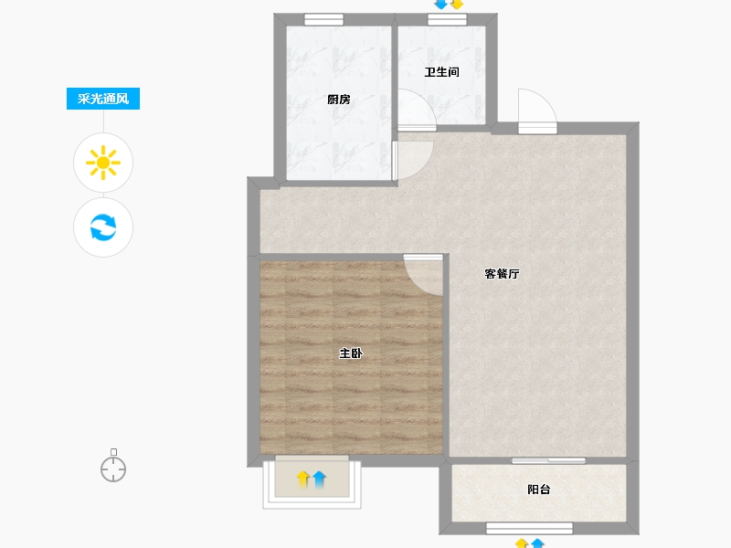 江苏省-苏州市-苏杭之星-103.20-户型库-采光通风