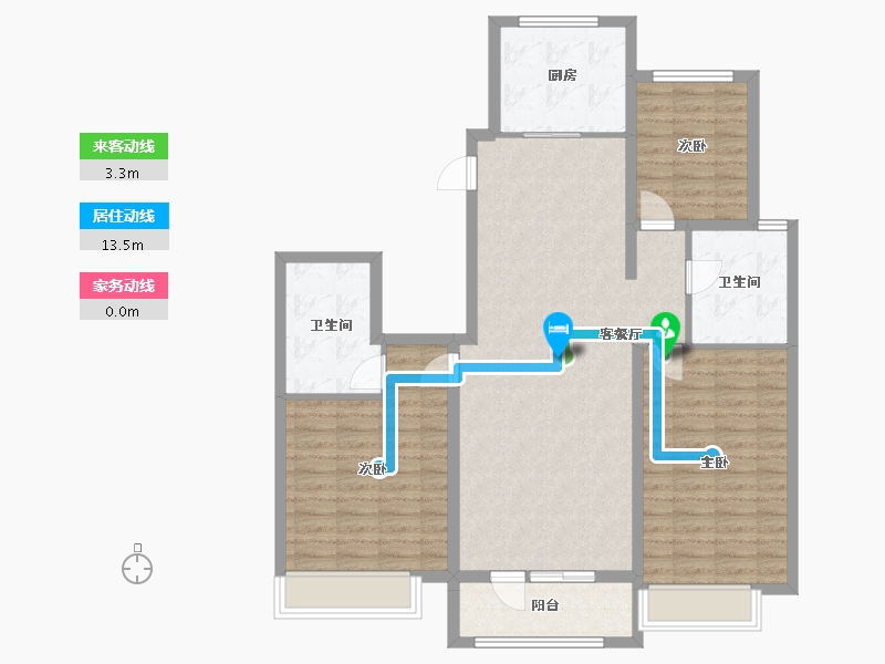 山东省-济宁市-香溪湾-108.38-户型库-动静线