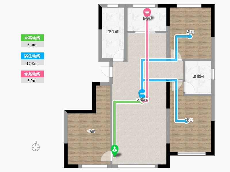 甘肃省-酒泉市-中天芳菲镇-98.08-户型库-动静线