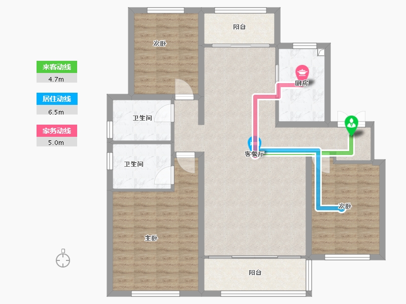 河北省-保定市-尧都御府-108.00-户型库-动静线